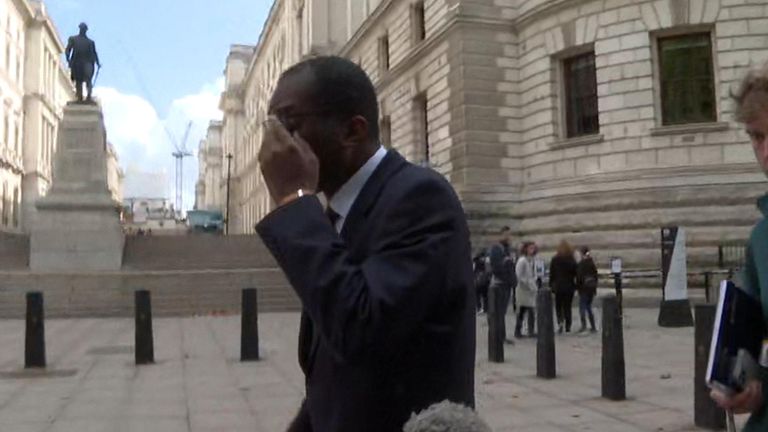 Kwasi Kwarteng has no comment on current state of the economy