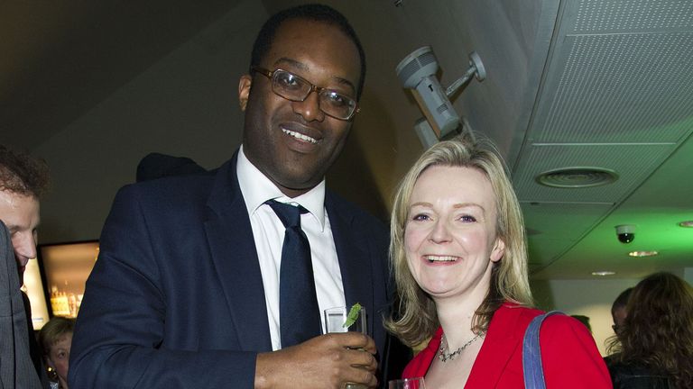 Political Book Awards 2013 at the Bfi Imax Southbank Kwasi Kwarteng and Elizabeth Truss

