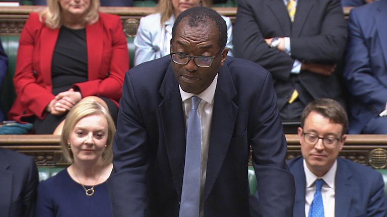 Chancellor Kwasi Kwarteng has announced tax cuts for 31 million people. 