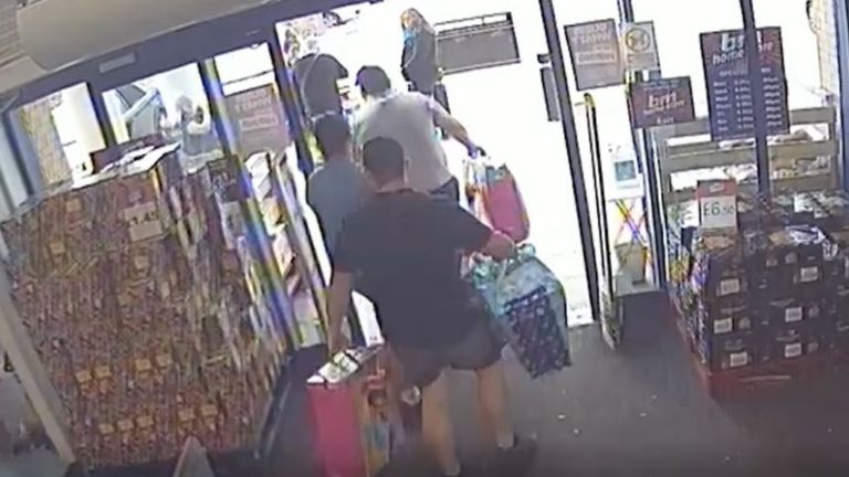 CCTV showed the trio stealing Lego sets from B&M at Victoria Retail Park in Netherfield