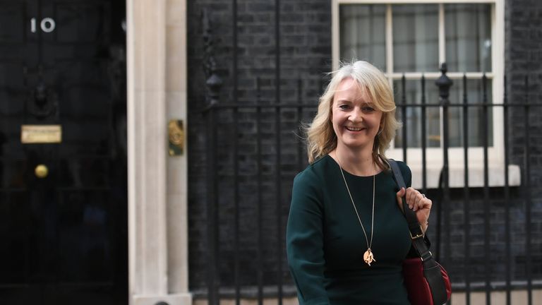 Newly installed International Trade Secretary Liz Truss leaving Downing Street, London, after meeting the new Prime Minister Boris Johnson.
Read less
Picture by: Stefan Rousseau/PA Archive/PA Images
Date taken: 24-Jul-2019