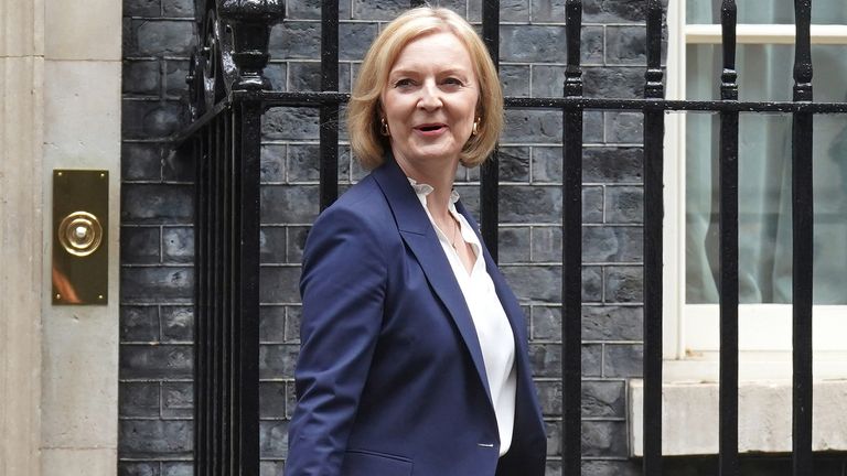 Prime Minister Liz Truss departs 10 Downing Street, Westminster, London, to attend her first Prime Minister&#39;s Questions at the Houses of Parliament. Picture date: Wednesday September 7, 2022.