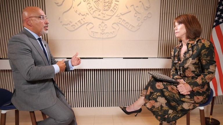 Kay Burley sits down with the Chancellor of the Exchequer, Nadhim Zahawi.