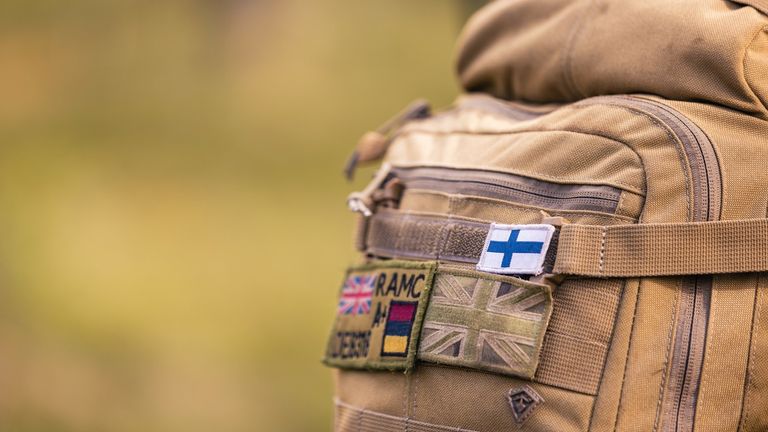 This undated photograph, issued by the Department of Defense, shows British troops participating in Exercise Vigilance with the Swedish and Finnish Armed Forces.  The short notice command exercise took place in Rovaniemi and Rovajarvi, northern Finland from August 29 to September 2, 2022 and builds on the success of Exercise Vigilant Fox that took place in October. 7. Release date: Sunday, September 4, 2022.