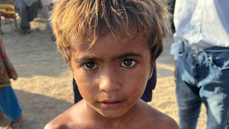 People affected by flooding in Pakistan