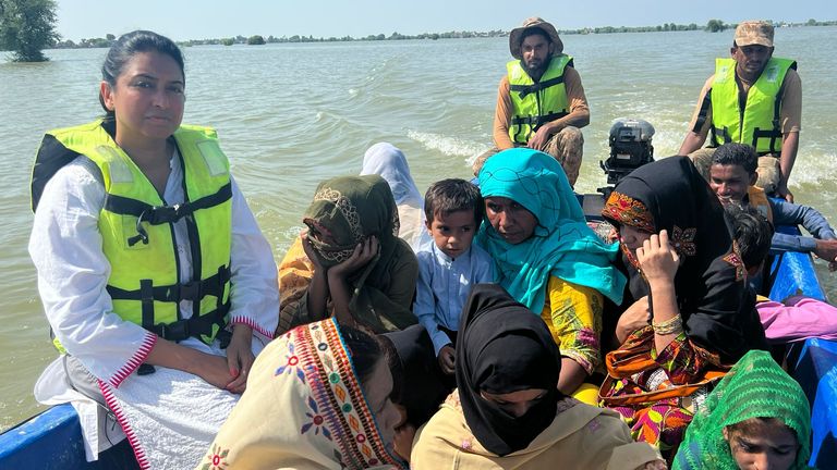 Saima Moshin joins rescue mission led by army