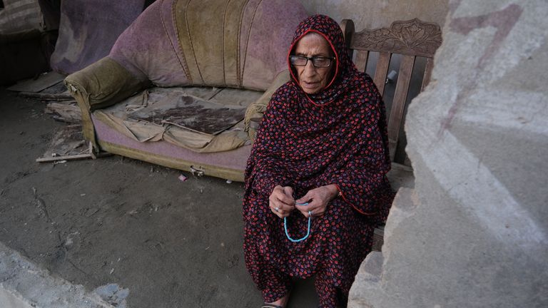 Local resident Shamshaya, 105 years old