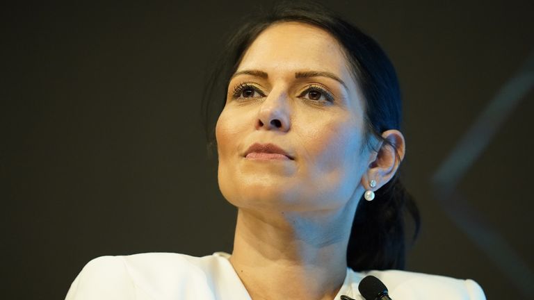 EMBARGOED TO 0001 SUNDAY SEPTEMBER 4 File photo dated 17/05/22 of Priti Patel. The Metropolitan Police must learn from the "appalling mistakes of the past", the Home Secretary has said in a letter to new commissioner Sir Mark Rowley. It was announced in July that the former counter-terrorism policing chief would replace Dame Cressida Dick following her resignation, and in the letter Patel refers to the need to restore "trust and confidence". Issue date: Sunday September 4, 2022.