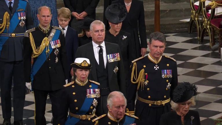     Not to be used until the end of the quest - The Royal Family follows the coffin at the Queen's funeral 