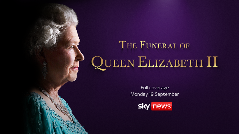 Watch and follow the Queen's funeral on TV, web and apps on Monday from 9am
