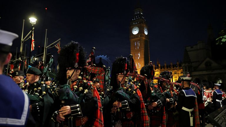 A rehearsal for the Queen's funeral