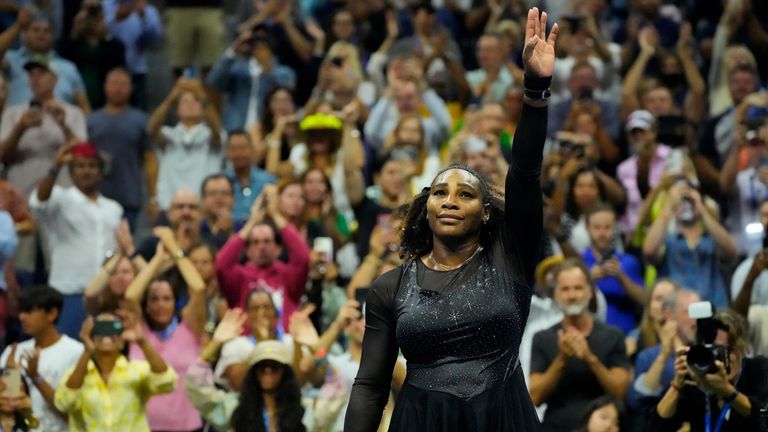 Sept 2, 2022; Flushing, NY, USA; Serena Williams day five of the 2022 U.S. Open tennis. Pic: Robert Deutsch-USA TODAY Sports