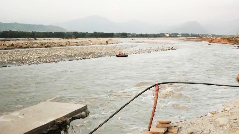 Severe flooding grips the tourism hotspot of the Swat valley