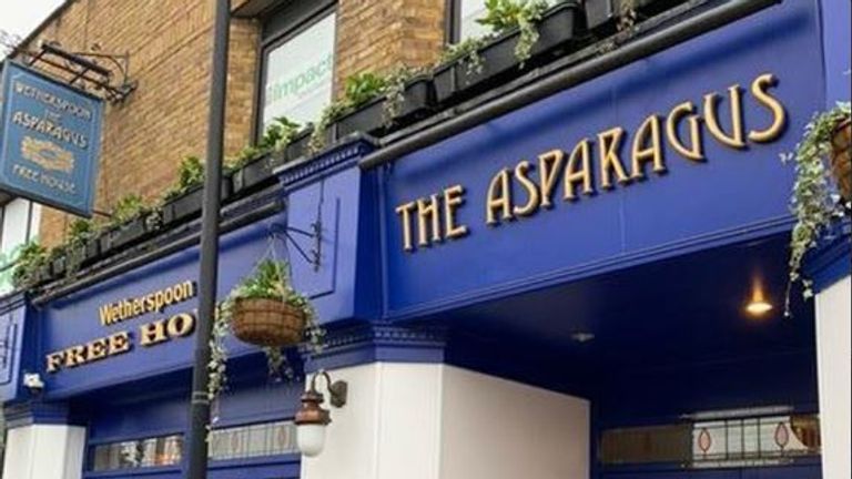 The Asparagus in Battersea is one of the pubs up for sale
