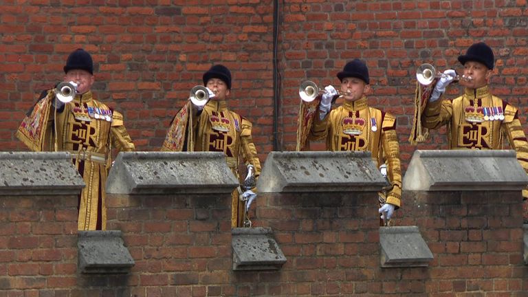 trumpet for King Charles