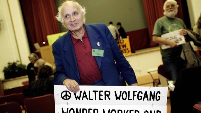 Walter Wolfgang was manhandled from the conference center
