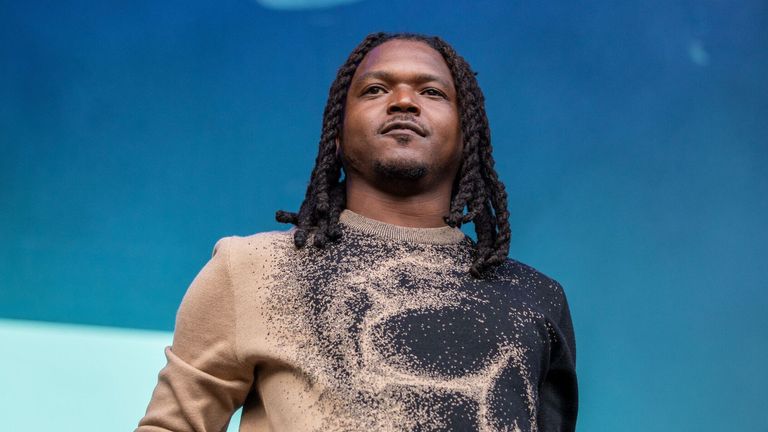 Young Nudy performs at the Lollapalooza Music Festival