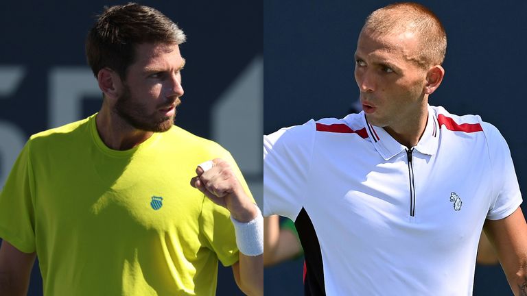 Cameron Norrie and Dan Evans at the US Open