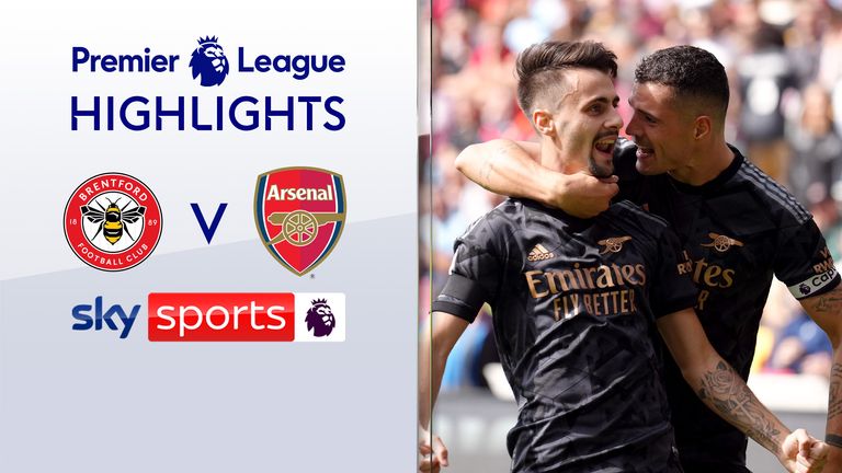 Arsenal go top with win at Brentford | Premier League highlights