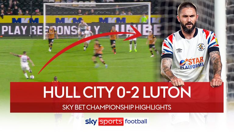 Hull 0-2 Luton |  Championship highlights