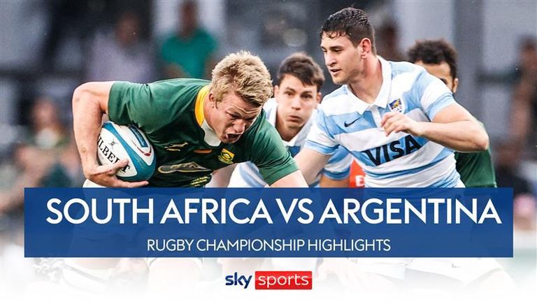 sol dette Sjældent South Africa 38-21 Argentina | Rugby Championship highlights | Video |  Watch TV Show | Sky Sports