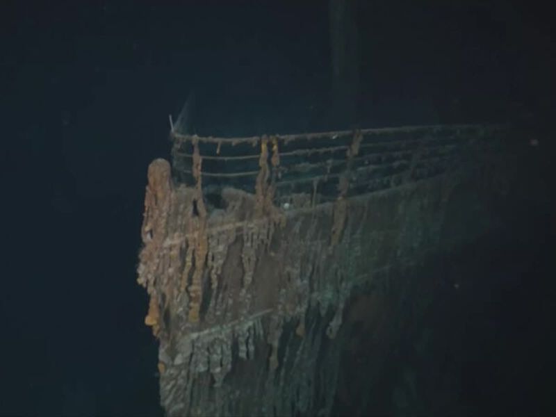 Footage of inside the titanic wreck｜TikTok Search