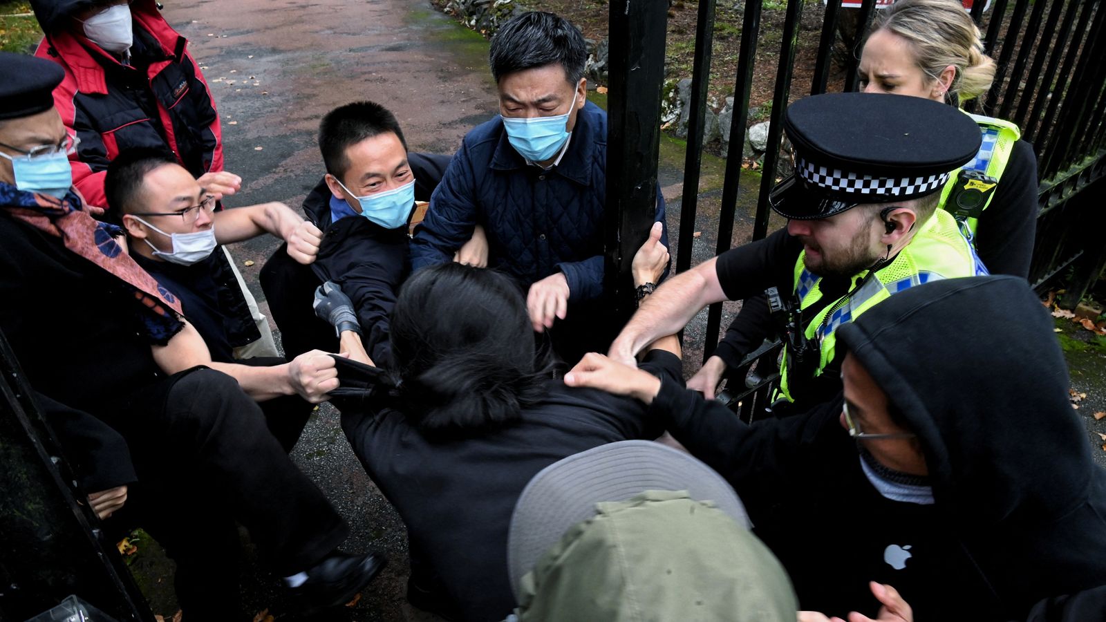 China removes consul general and five officials involved in beating up Hong Kong protester at Manchester consulate