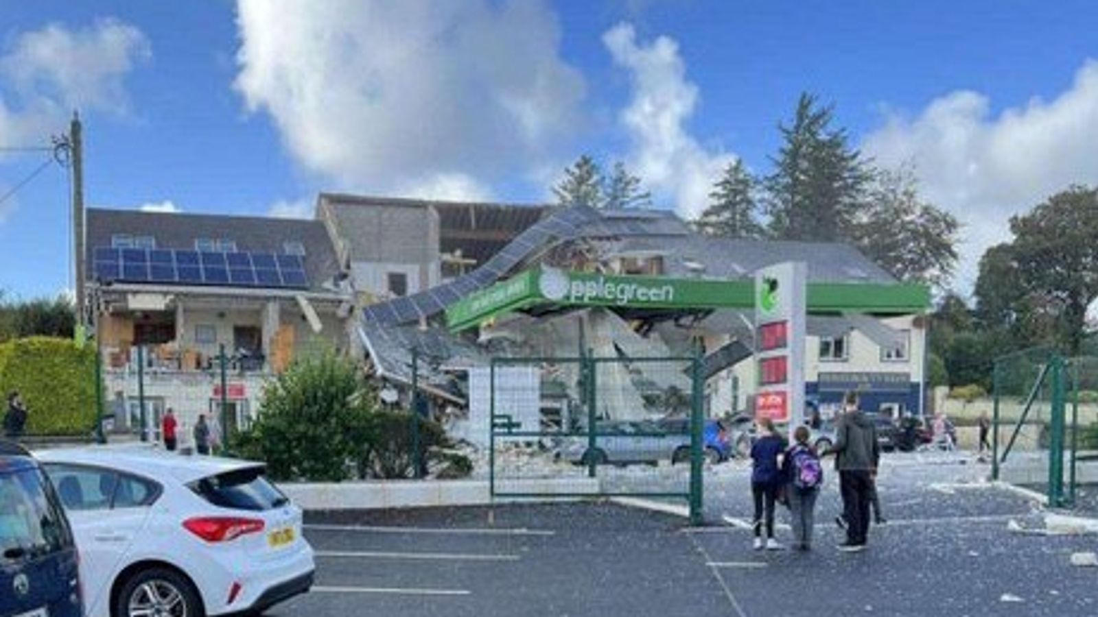 Three people killed in explosion at service station in Ireland