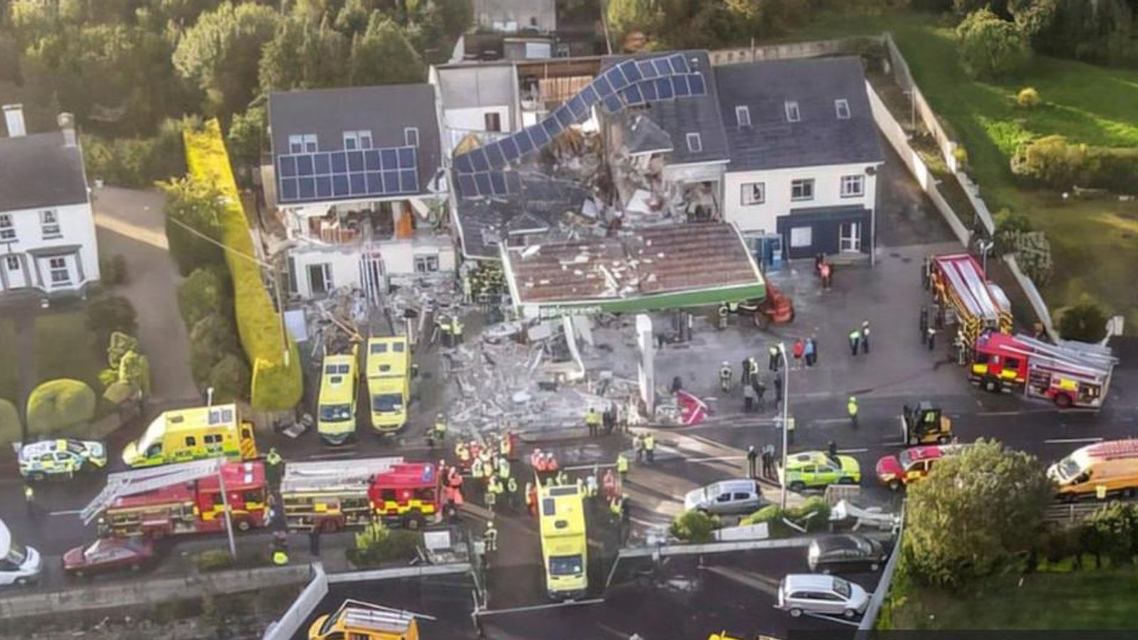 Donegal explosion: Rescuer who pulled people from debris says one man was saved by a table