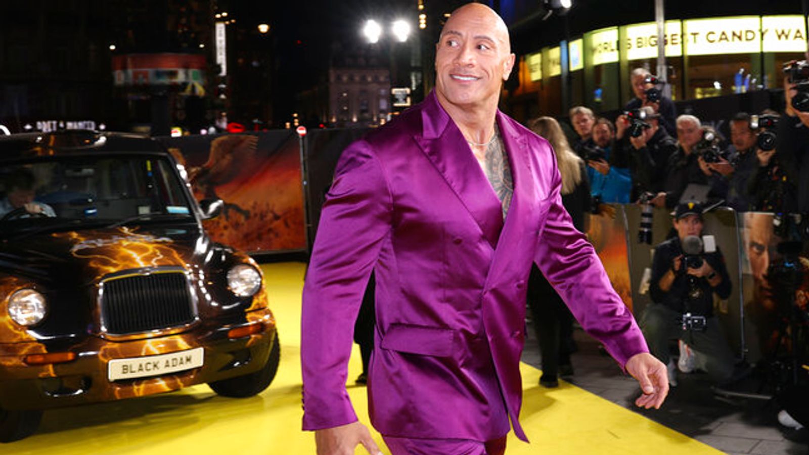 Dwayne Johnson addresses Liz Truss turmoil at Black Adam premiere: 'Are you ready for another Johnson prime minister?'