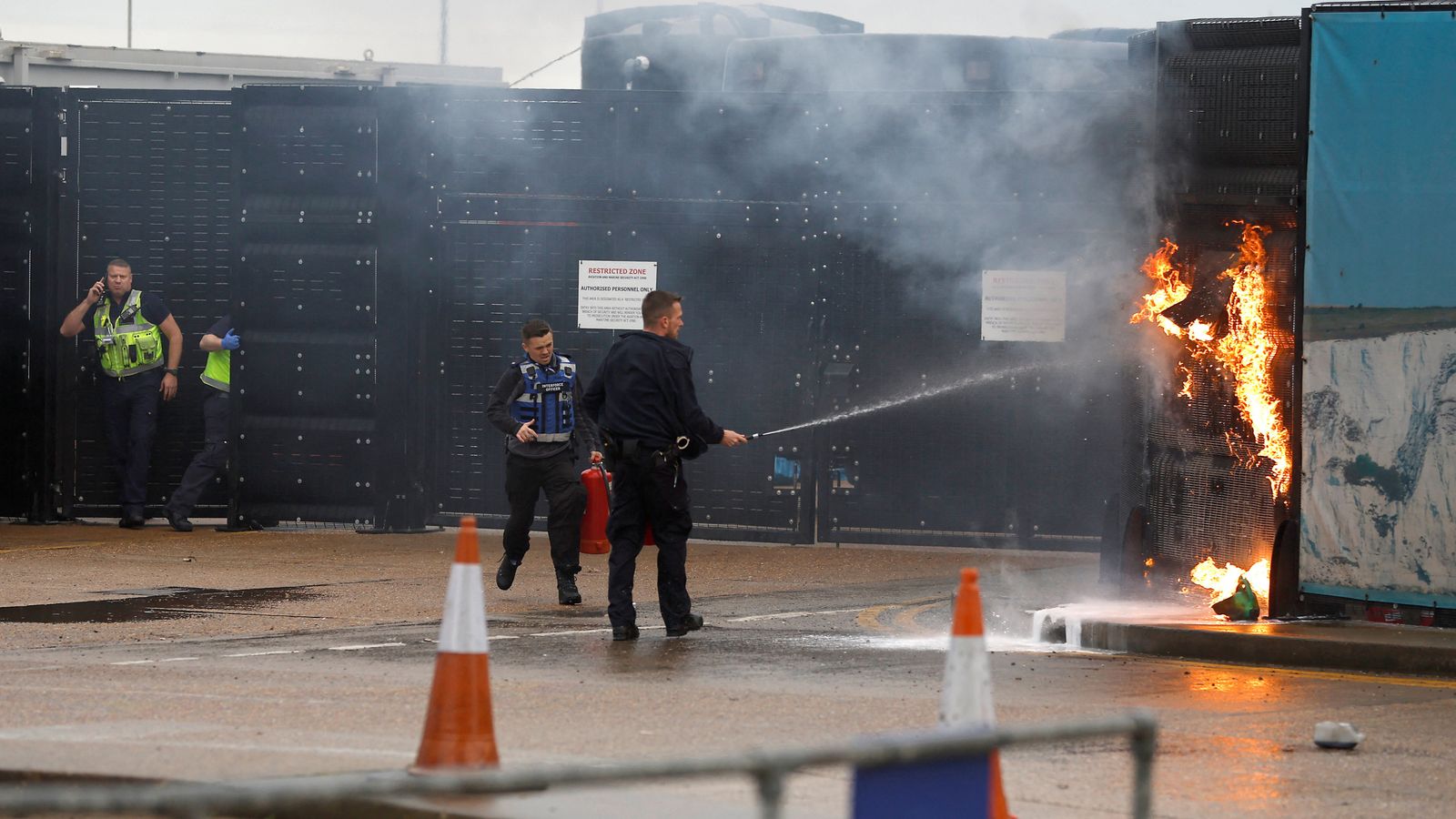 Dover immigration centre petrol bomb suspect named as counter terrorism police lead investigation