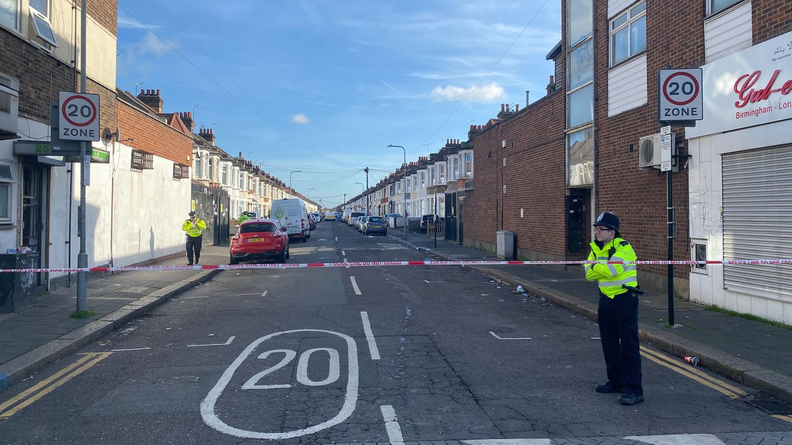 Two men dead and one critically injured in east London shooting