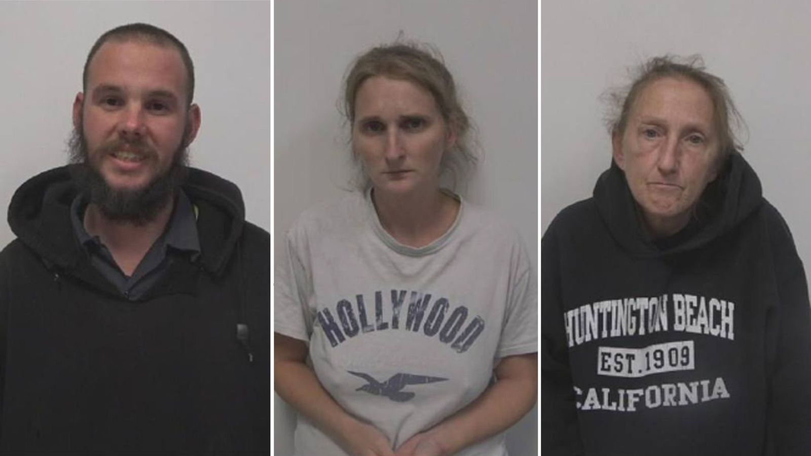 Three relatives charged after nine-year-old boy is found locked in an outdoor dog kennel