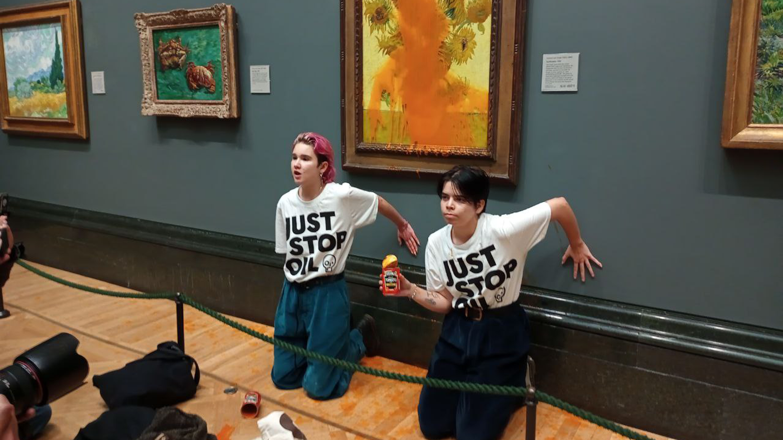 National Gallery's ban on liquid comes into force after activists' attacks