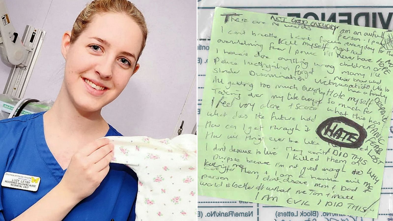 Lucy Letby trial - 'I am evil, I did this': Read the 'confession note' written by nurse accused of murdering seven babies