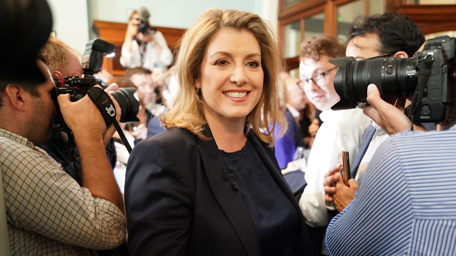 Penny Mordaunt announces leadership bid after Liz Truss resigns