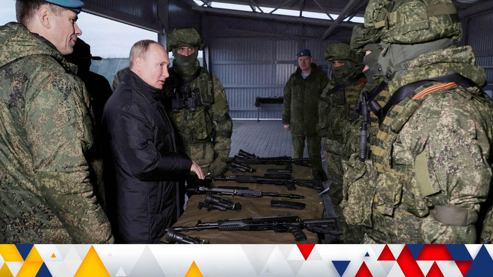Vladimir Putin fires sniper rifle at Russian boot camp after Ukraine setbacks