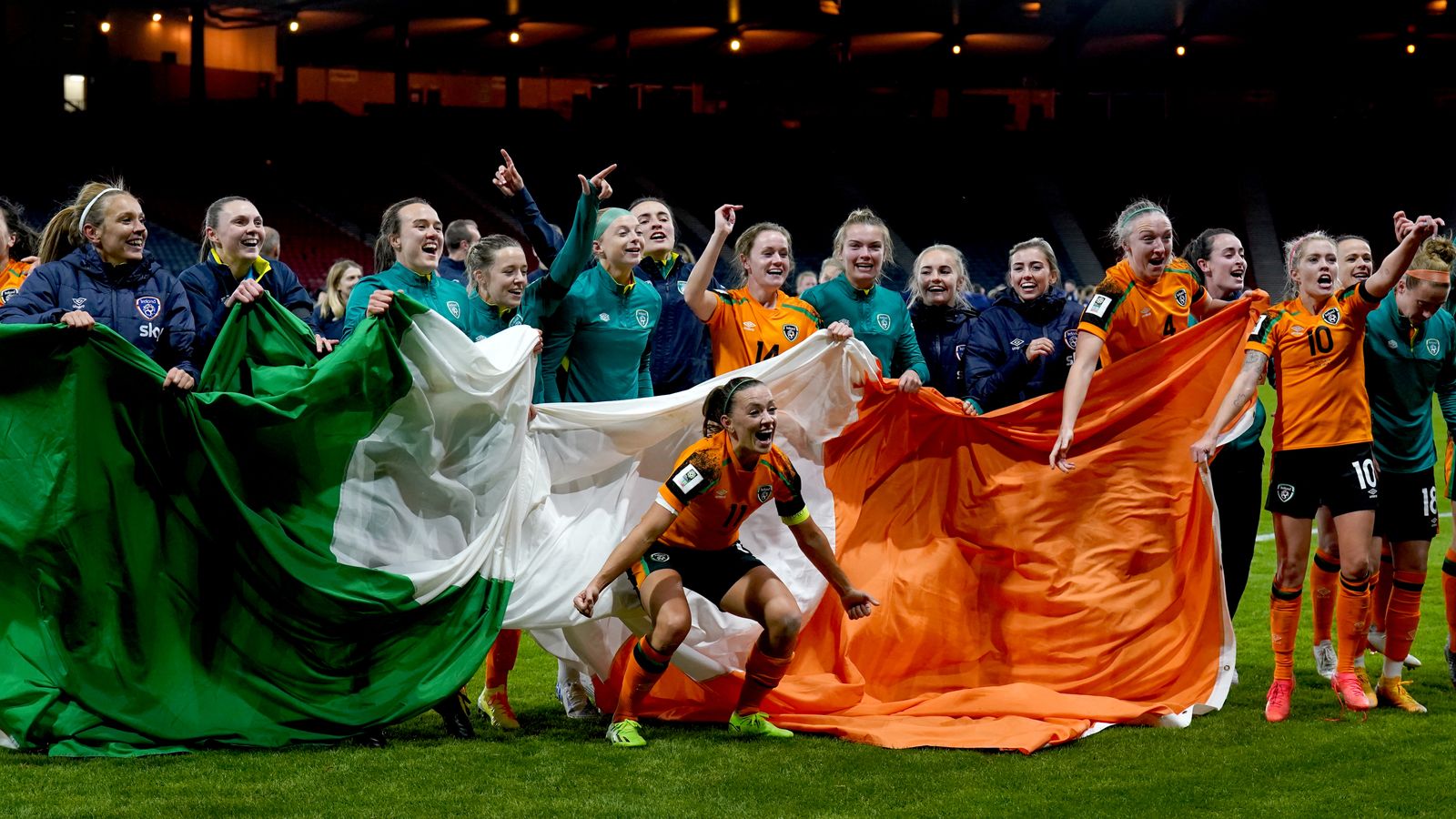 Ireland women players 'sorry for hurt caused' by song referencing IRA