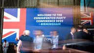 Image ©Licensed to Parsons Media. 04/10/2022. Birmingham, United Kingdom. Conservative Party Conference 2022 Day Three. Birmingham ICC. General view of the Birmingham ICC during the Conservative Party Conference in Birmingham. Picture by Michael Hall CCHQ / Parsons Media


