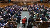 Screen grab of a general view of the House of Commons, London, following Labour leader Keir Starmer&#39;s urgent question to the House after the decision to replace Chancellor of the Exchequer Kwasi Kwarteng with Jeremy Hunt was made last week. Picture date: Monday October 17, 2022.
