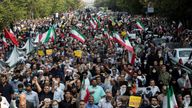 There have been nationwide protests following the death of Mahsa Amini. Protest in Iran&#39;s capital Tehran on Friday pictured.
