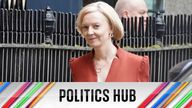 Prime Minister Liz Truss arrives in Downing Street in London, after delivering her keynote speech at the Conservative Party annual conference in Birmingham. Picture date: Wednesday October 5, 2022.