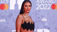 Maya Jama poses for photographers upon arrival at the Brit Awards 2022 in London Tuesday, Feb. 8, 2022. (Photo by Joel C Ryan/Invision/AP)


