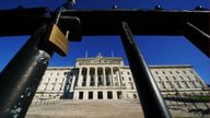 A view of Parliament Buildings at Stormont, Belfast