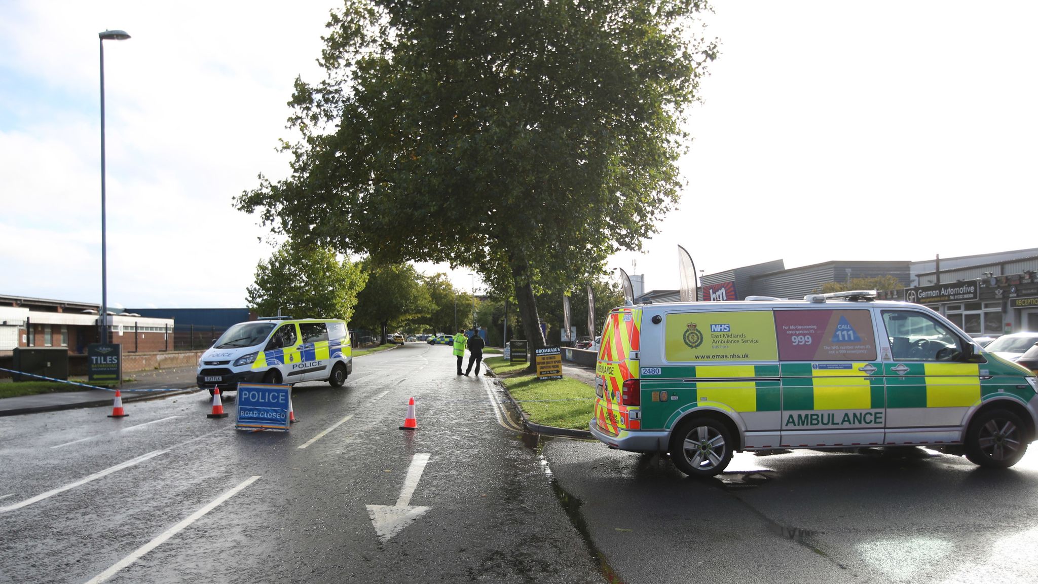 Man with knife dies after being shot by armed officers in police ...