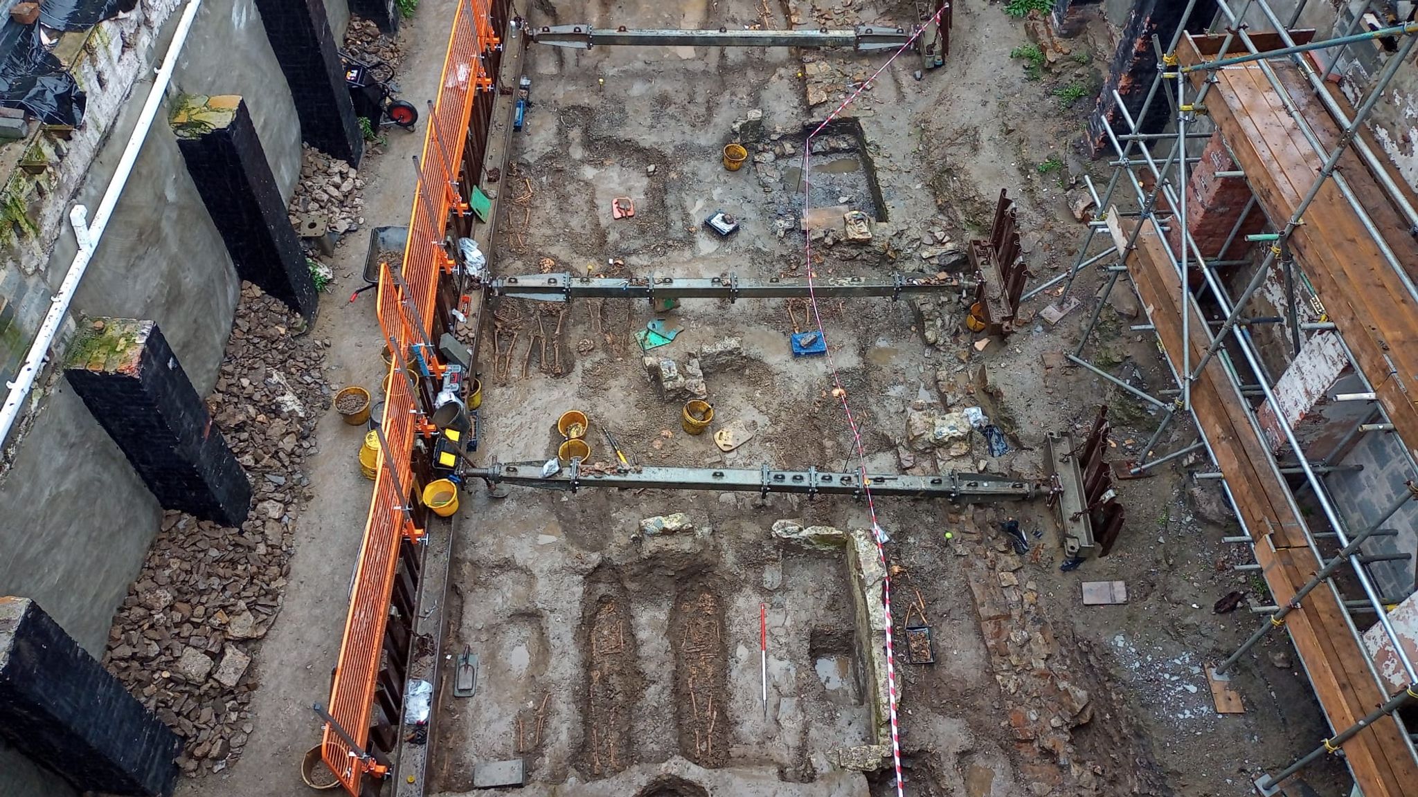 Remains of around 280 human bodies found under former Ocky White department  store in Wales | UK News | Sky News