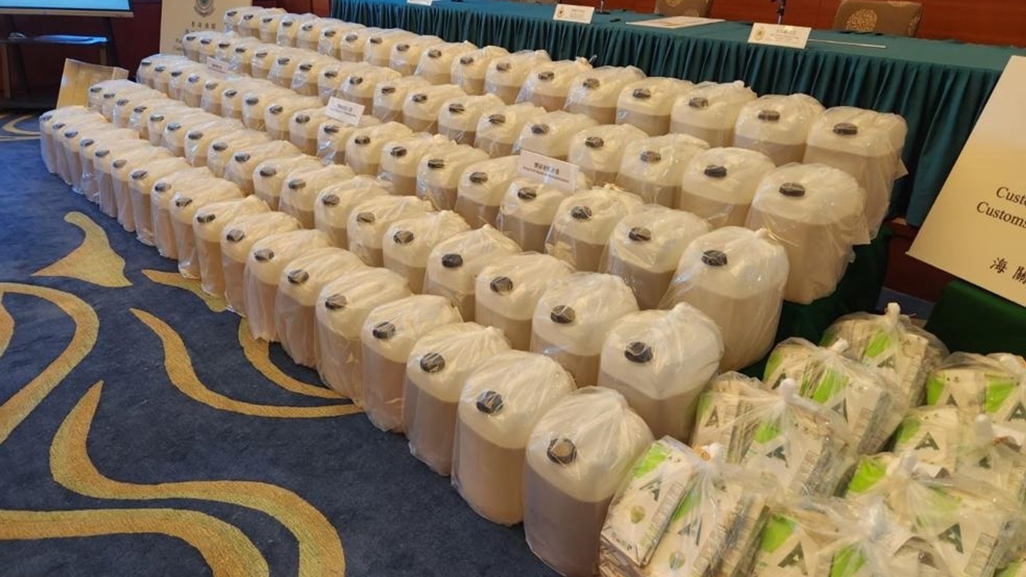 Record $1bn of liquid meth found hidden inside coconut water cartons in ...