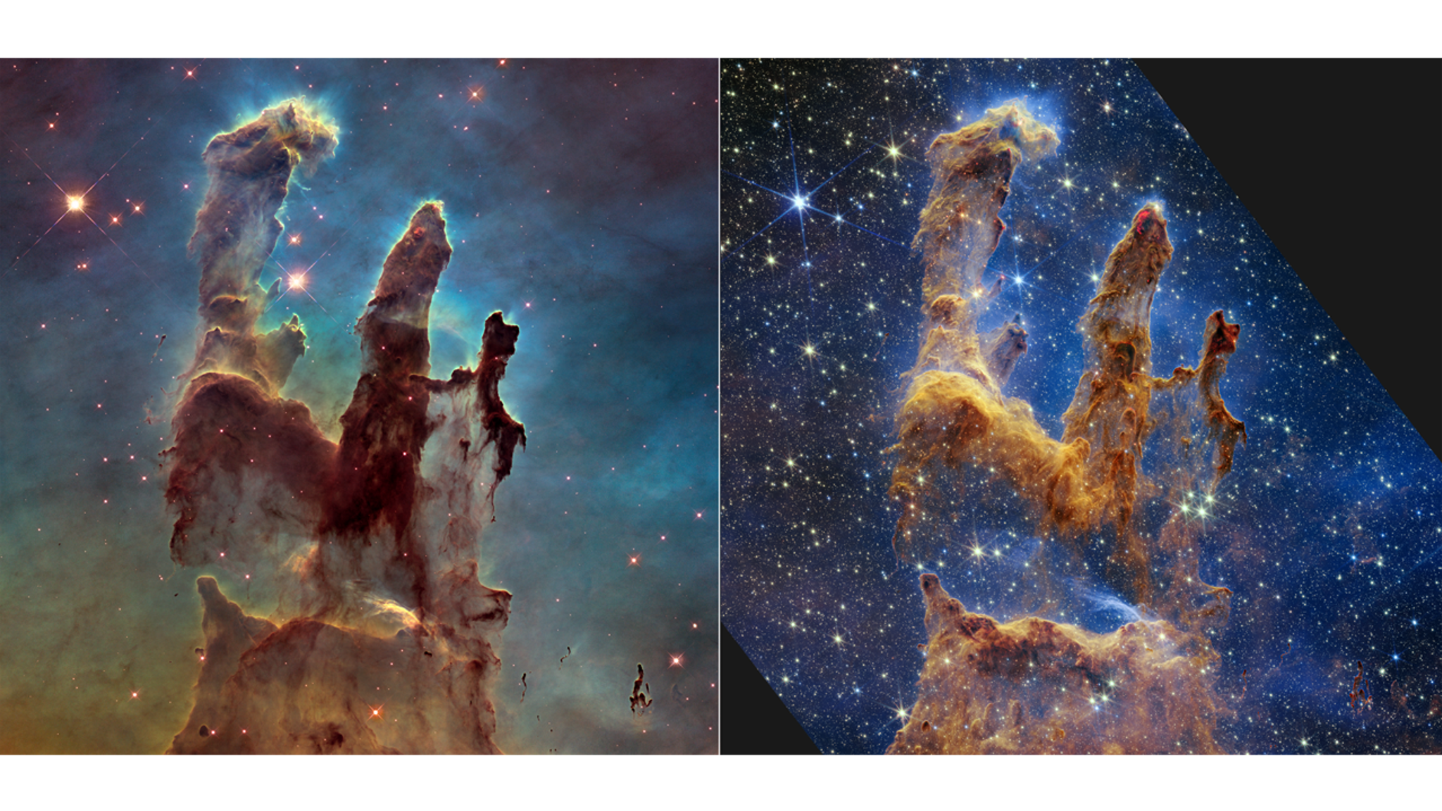 Pillars of Creation  James Webb Space Telescope  Mobile Abyss