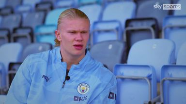 Haaland on pressure, nerves and working with Pep