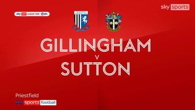 Gillingham 1-0 Sutton
